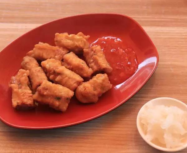 方教练虾卷龙海石码镇美食地方小吃方教练小吃店方教练虾卷