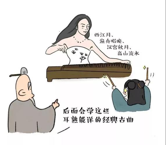 漫画古筝:为什么学古筝的气质都辣么好?