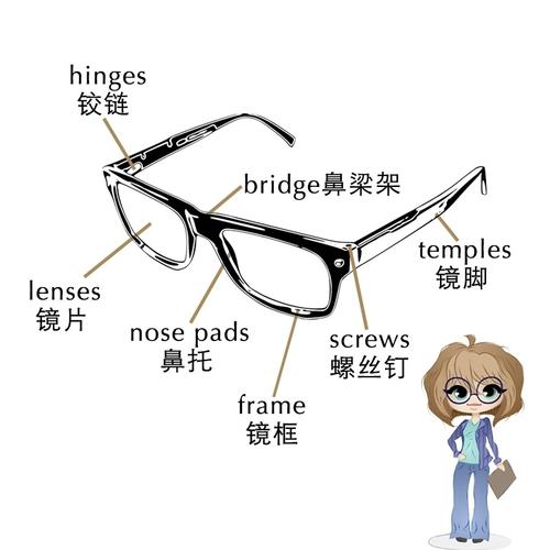 关于眼镜部件的英文_眼镜_英语_教育_外语教育_英语