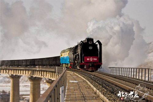 "克什克腾国际蒸汽机旅游摄影节"上拍摄的蒸汽机车照片,作者"北京老