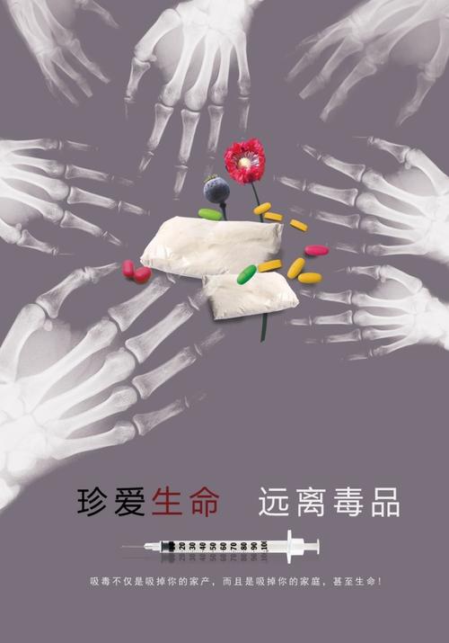 禁毒海报国际禁毒日海报素材图片大全
