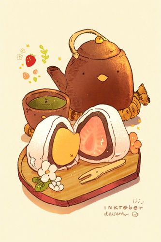 画师nao twi:bestrollever 可爱的美食