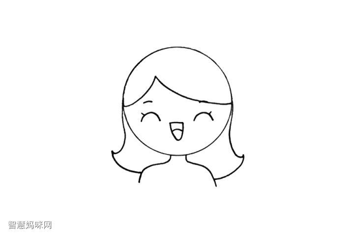 简单漂亮的英语老师简笔画画法