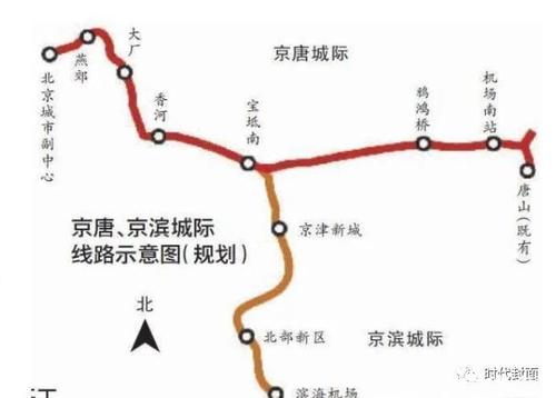 京唐城际铁路全线启用燕郊进京只需10分钟