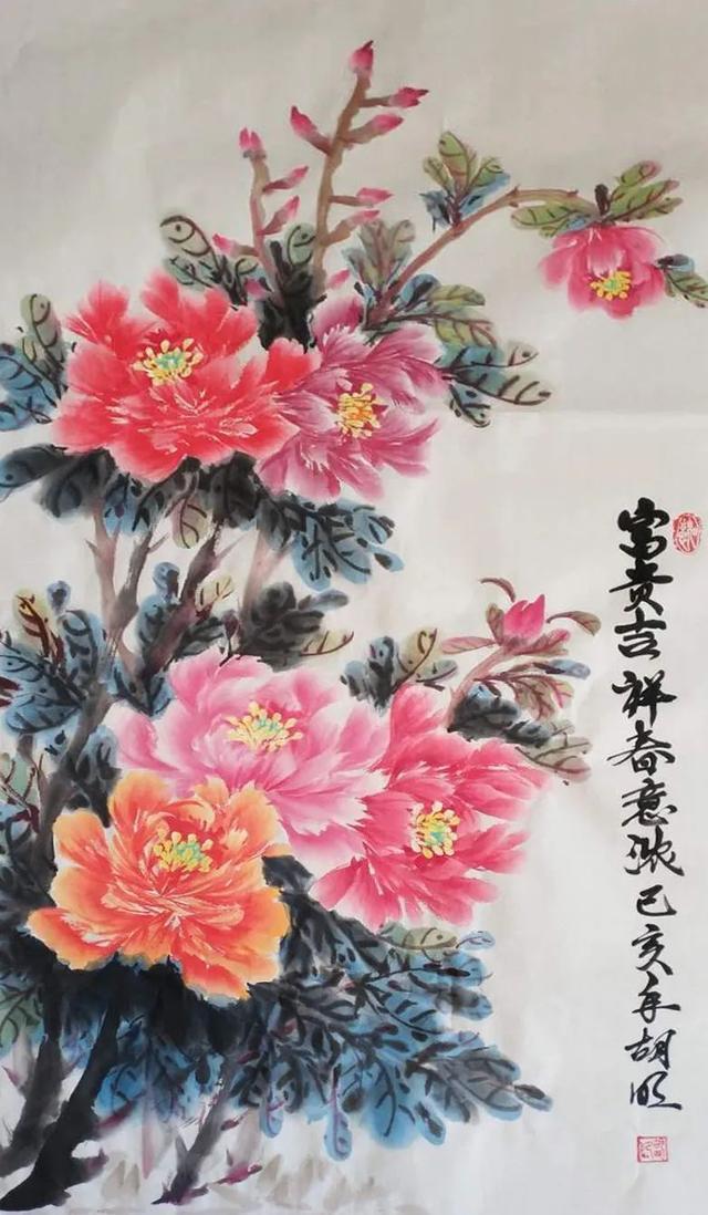 中国国画名家胡明作品在线展销