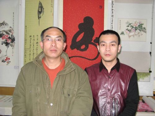 书法家王靖先生与书画家侯贵喜先生_王靖青润_109