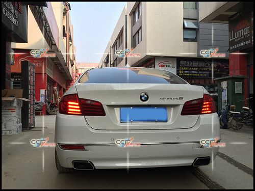 宝马5系f18 f10 520 523 528 530改装尾喉m5四出 方口排气管尾喉