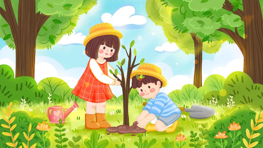 "钉"下绿色心愿,"守护"一方水土——桃源小学线上"植树节"活动邀你来