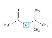 乙酸叔丁酯的结构式