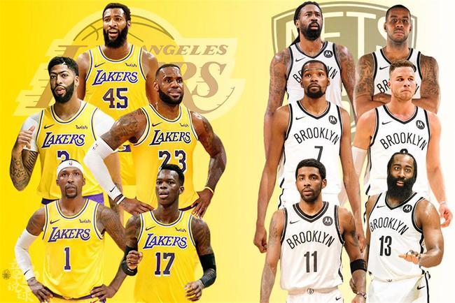 nba直播:湖人vs篮网 欧文联手杜兰特欲横扫无詹无眉的