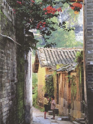 风景速写照片写生素材:很典型的徽派建筑_素材_写生_建筑_速写_风景