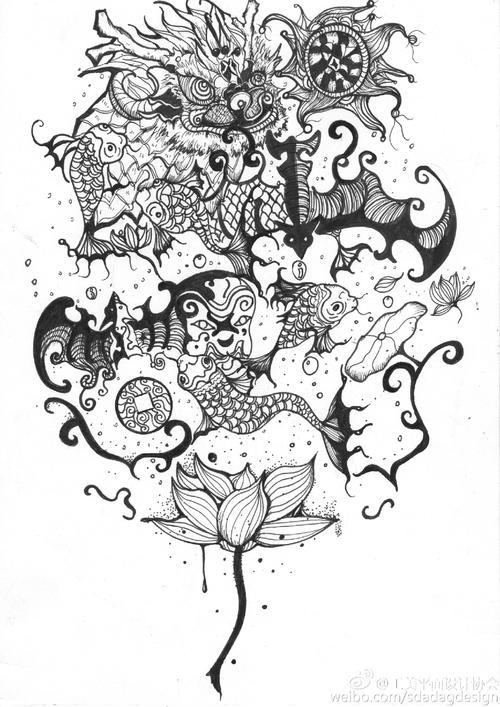 创意简笔画比赛作品