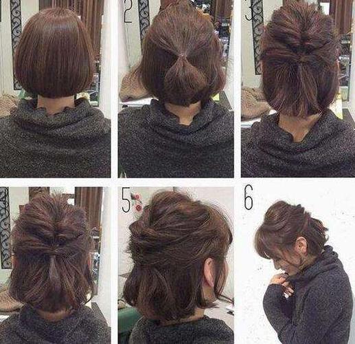 短发编发教程简单好看这五款发型不妨一试