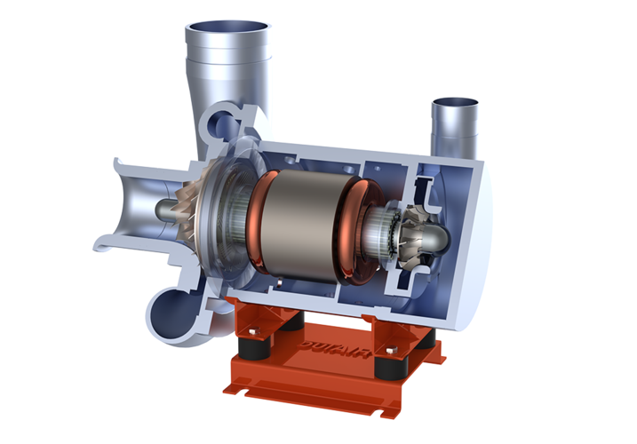 磁悬浮鼓风机和空气悬浮鼓风机
