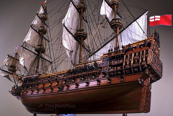 ◣海上主权号战列舰◢▆▆木制大帆船模型 开张新居 商务礼品