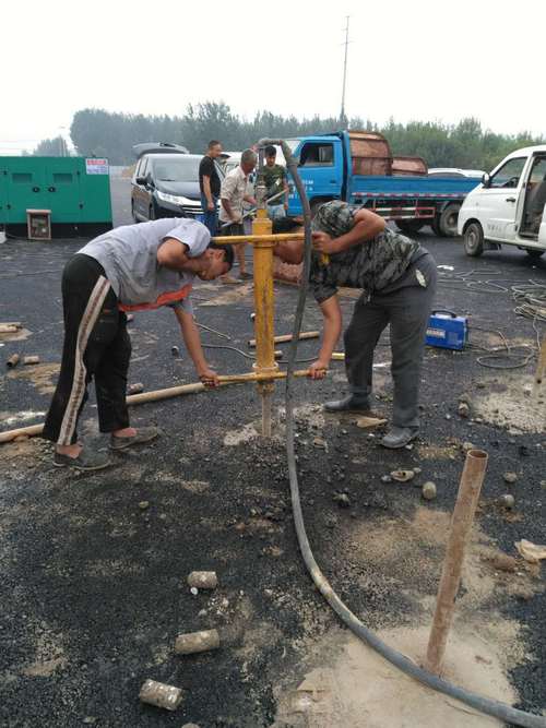 大同路基地基基础下沉注浆加固