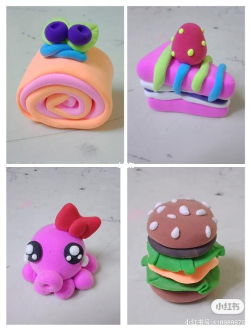 橡皮泥小作品_橡皮泥_手工制作_超轻黏土_橡皮泥手工