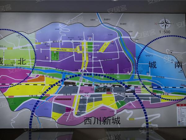 山水新城楼盘区位规划
