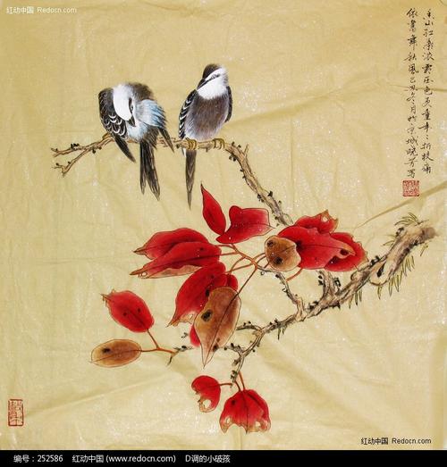 花鸟画图片_现代工笔花鸟画图片_中国花鸟画图片_社会新闻_教育网站导