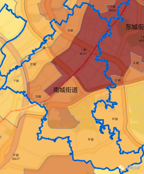 东莞官方发布各镇街房价地图!