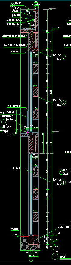 这种墙身大样怎么画
