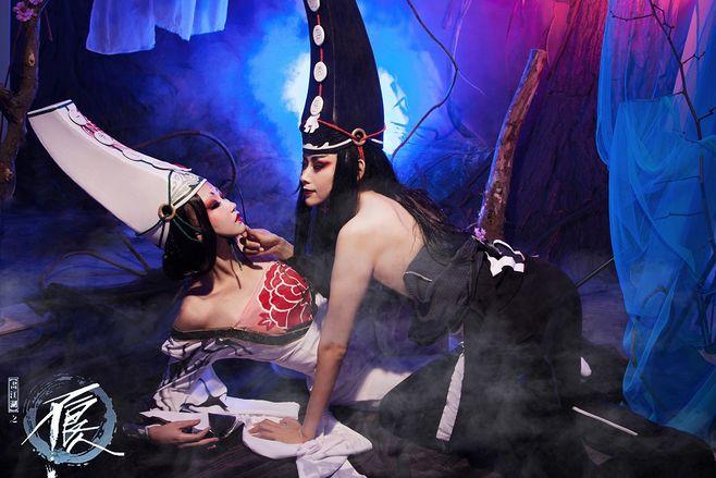 cosplay 江湖之不良人 黑白无常