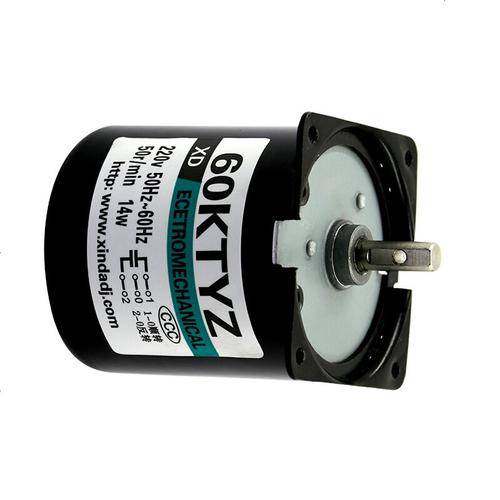 定做60ktyz交流电机220v马达微型慢速电机永磁同步电动机齿轮减速电机