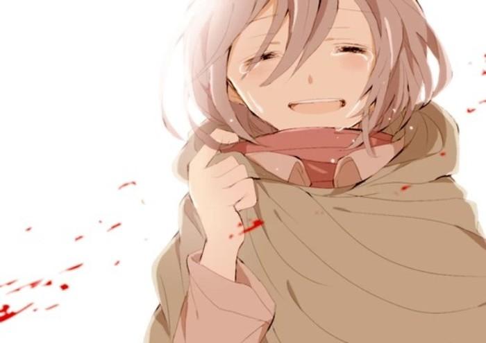 求笑着哭的动漫美图