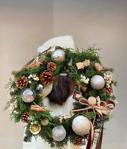 圣诞花环/各种各样的款式尺寸都有_花店_手工制作_手作圣诞花环_家居