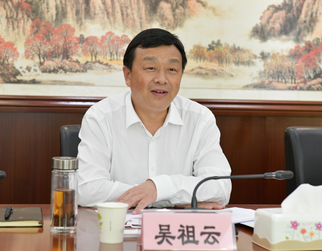 吴祖云与湖北省铁塔公司总经理蒋勇座谈--湖北省农业