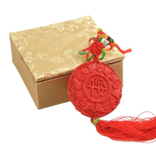 瀚宇东方 漆雕中国结车挂饰 北京特色礼品 外事商务礼品送老外 漆器车