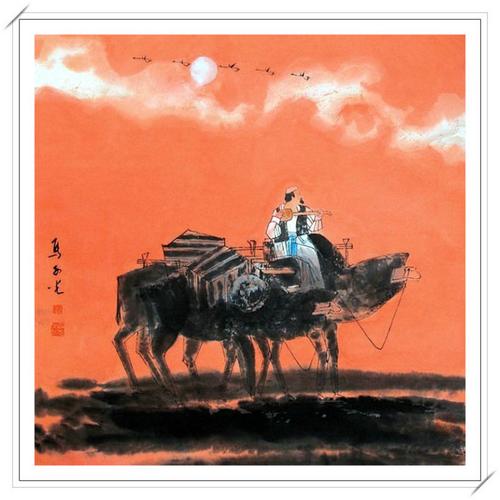 [转载]西部放歌 -- 马西光高原人物画