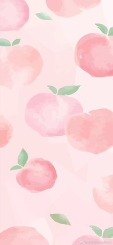 水蜜桃味的夏天,桃子壁纸分享