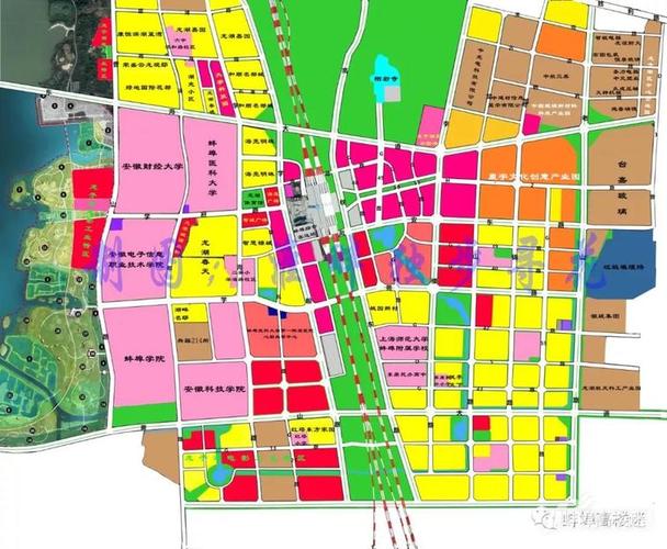 楼市资讯 蚌埠高铁新区高清城市规划图 制作此图,填补了大家对蚌埠