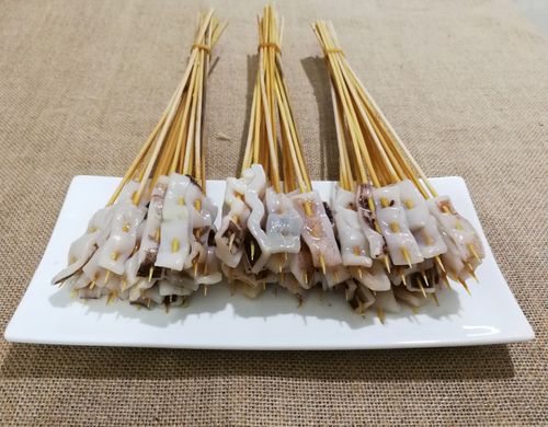 鱿鱼小串烧烤食材串串香小把串铁板商用鱿鱼小把串海鲜烧烤200串