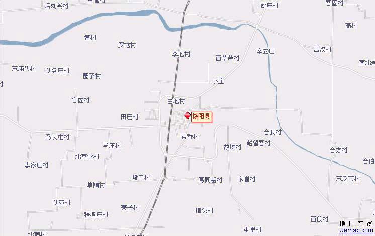 衡水饶阳县地图