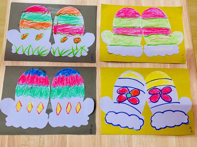 小班美术活动《漂亮的手套》