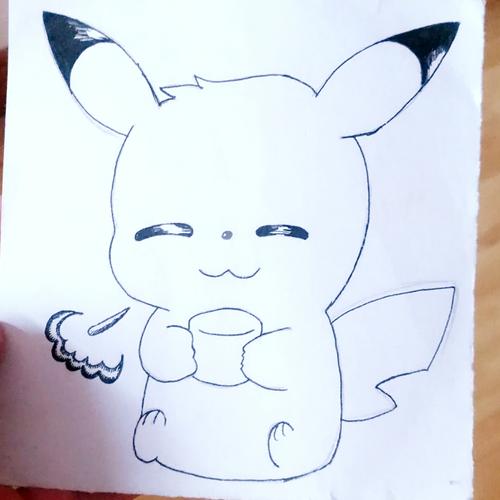 画画图片大全卡通人物皮卡丘