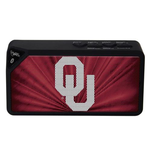 ncaa oklahoma sooners bx-100 bluetooth speaker, black