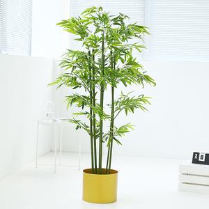 仿真假绿植物落地竹子盆栽客厅橱窗服装店室内大型家居摆件装饰