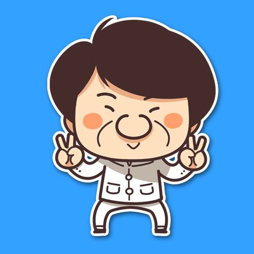 动漫版的成龙duang表情包送给你们