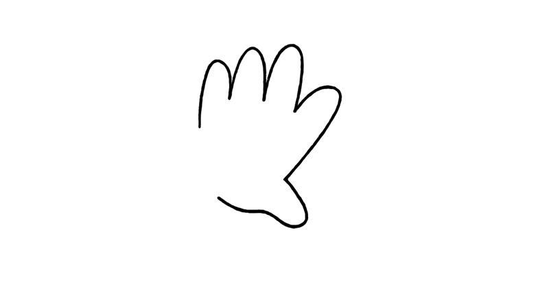 小手怎么画