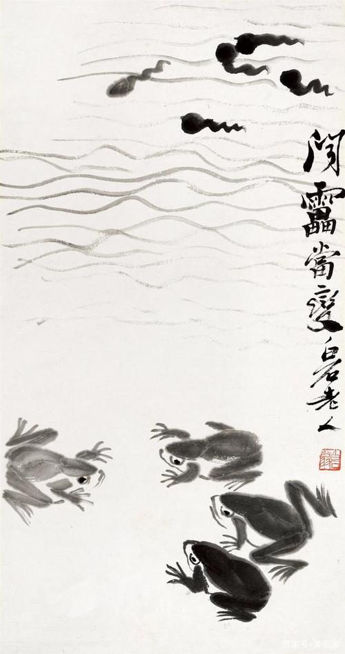 欣赏一组大师们的中国画留白