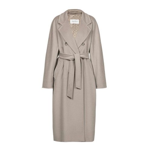 maxmara中国官网,maxmara女装官网 maxmara/麦丝玛拉【21秋冬新款】女士纯色羊毛混纺羊绒经典翻领腰带