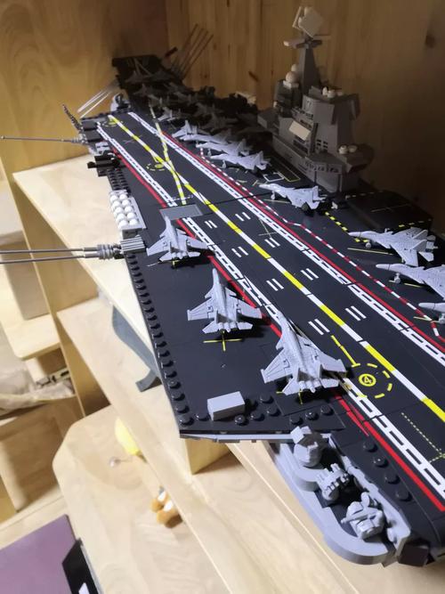 国产航母山东舰拼装积木,3000多粒,敢挑战吗