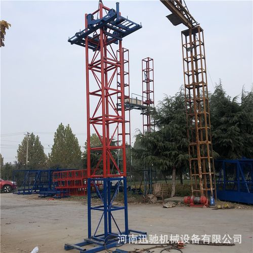 现货供应单柱双吊笼升降机建筑工地物料提升机施工升降机