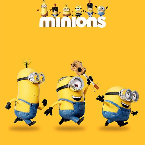 购客minions 正版美国小黄人公仔套装 礼物经典 搞笑模型坏坏主人玩具
