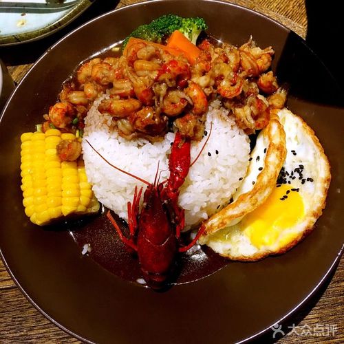 小龙虾盖浇饭