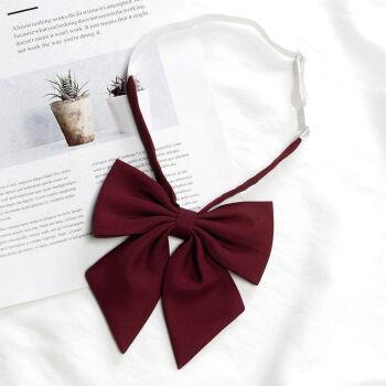 学士服领结女羽根领结制服纯色领结女学院风衬衫校服配饰衬衫蝴蝶结