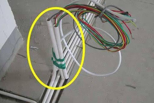 电线穿管万万要工人这样装,好多业主不懂,被坑了还笑嘻嘻
